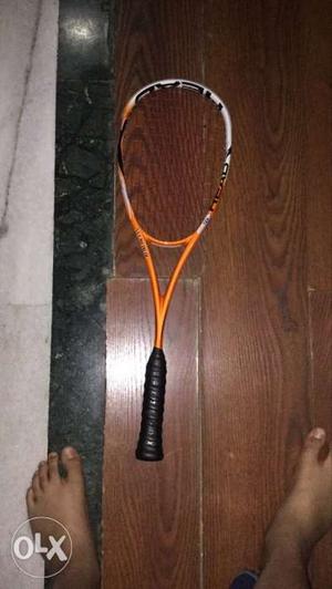 Orange And Black Tennis Racket