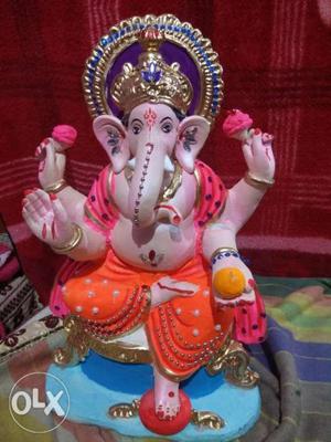 Pink Lord Ganesha Figurine