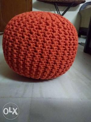 Pouf sitter weight around 1 kg colour orange