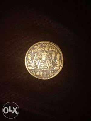 Sat kartar guru nanak Dev g rear coin made in ..