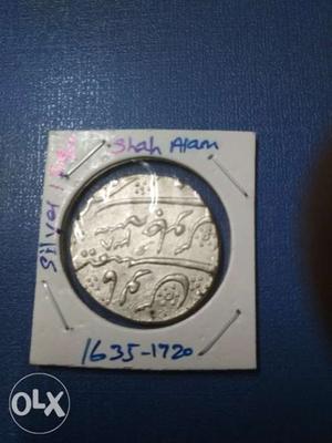Shah allam silver rupee
