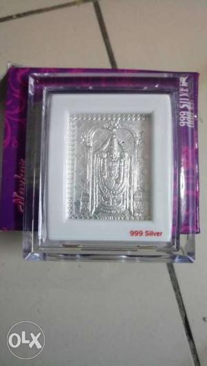 Silver venkteswara swamy,999 silver certified