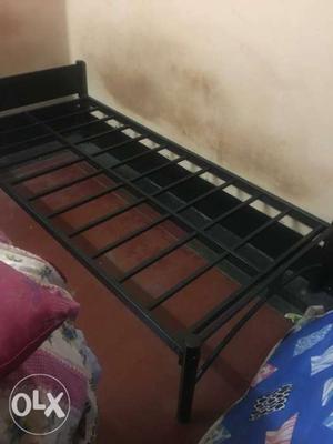 Strong steel bed in very good condition
