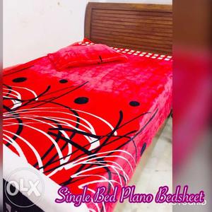 This is fine quality plano bedsheet of single bed.