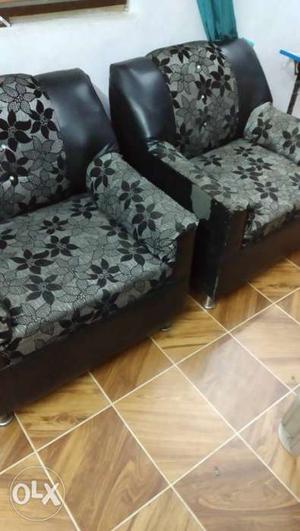 Three seater sofa with two chairs in good