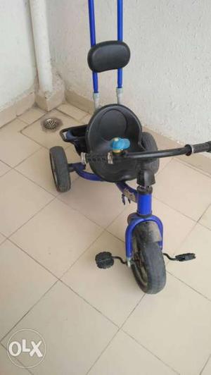 Tricycle only with handle.Not push back handle