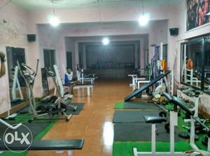 White And Black Exercise gym