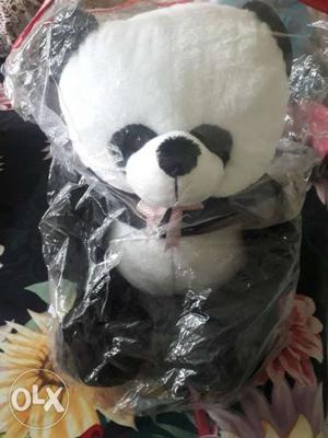 White And Black Panda Plush Toy