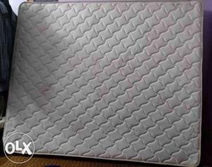 White And Gray Quilted Mattress
