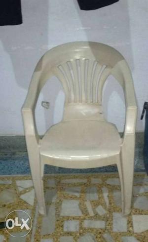 White Wooden Windsor Rocking Chair
