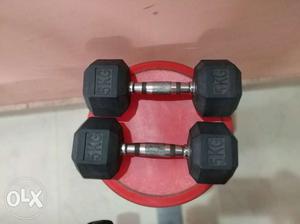 5 kg 2 dumbbells at the least best price.Material