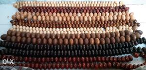 African wood beads