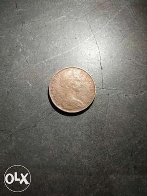 Australian 2 cent Rani Elizabeth  coin