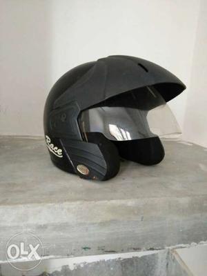 Black Race Half-face Helmet