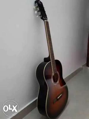 Brown And Black Acoustic Guitar used only 1 month.