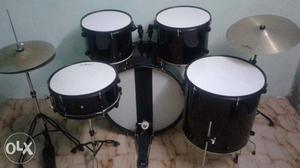 Call me for drums black and white combination