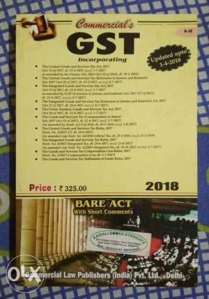 Commercial's GST Book