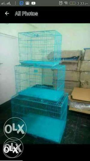 Folding dog cat cages available in all sizes