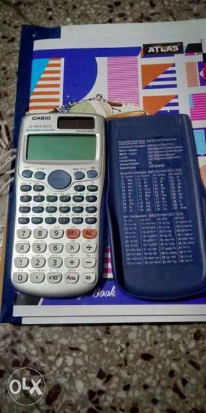 Gray And Blue Texas Instruments TI-84 Plus