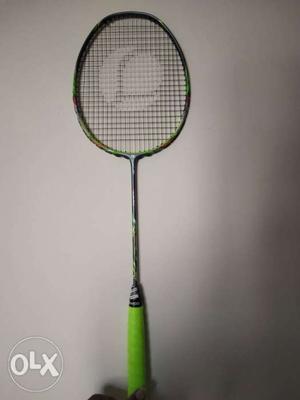 Green And Black Badminton Racket