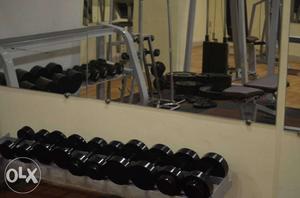 Gym all equipment 1 year old but like new