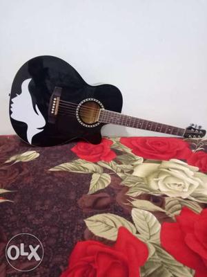 KaPs. Black Semi Acoustic Guitar fix price