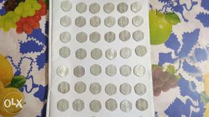 Old 20 paise Aluminium coins from Republic of