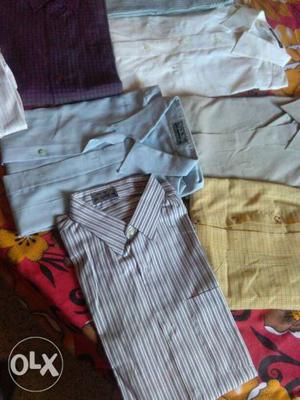 Shirts full sleeve size 42 /8shirts for rs 
