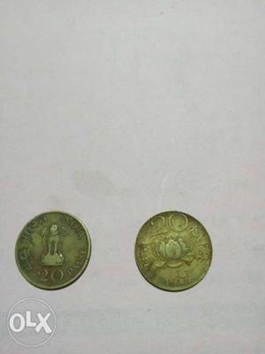 TWO old coin