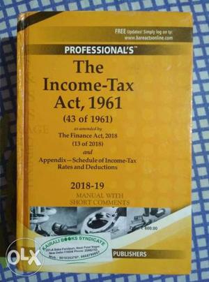 The Income-Tax Act  Book