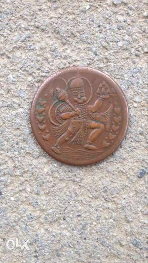 This is east india company old hanuman coin of
