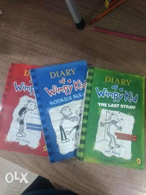Three Diary Of A Wimpy Kid Books