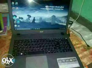 Black And Gray Acer i3 6gen Laptop