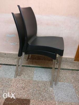 Black And Gray Wooden Chair