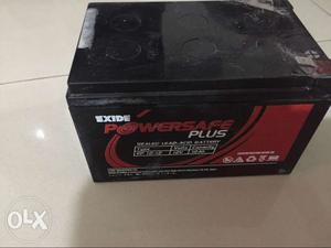 Black And Red Exide Powersafe Plus Automotive Battery