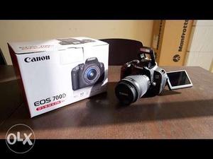 Black Canon EOS 700D DSLR Camera With Box