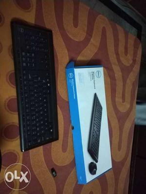 Black Dell Wireless Keyboard With Box