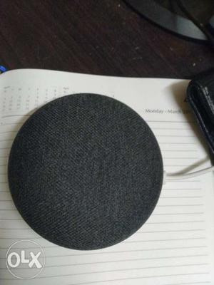 Black Google Home Mini Smart Speaker