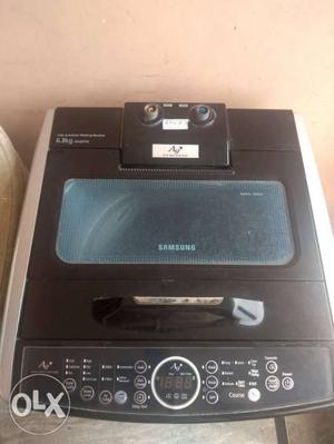 Black Samsung Top-load Clothes Washer