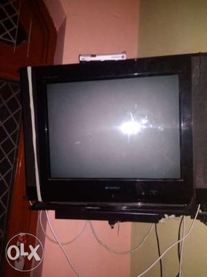 Black Sansui Flat Screen TV