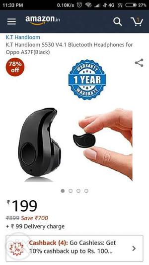 Black Wireless Headphones