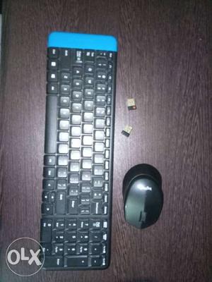 Black Wireless Keyboard And Mouse
