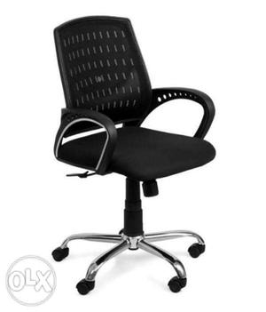 Black rolling office chair brand new Manufacture