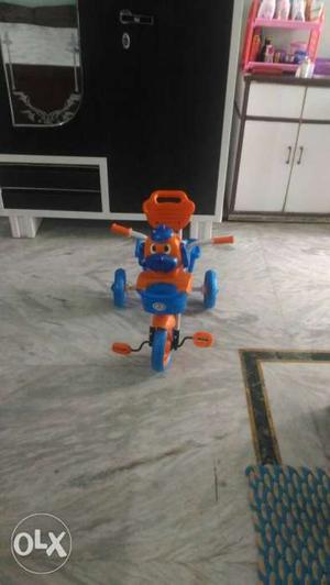 Blue And Orange Plastic Toy