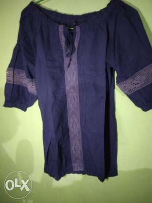Blue And Purple Dress Shirt