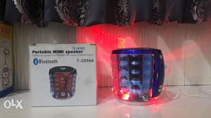 Blue Portable Mini Speaker With Box
