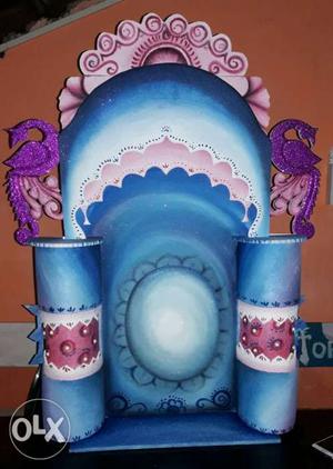Blue Puja Altar