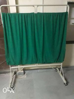 Brand New patient bed side screen with green