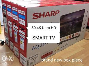 Brand new SHARP 50 inch 4K Ultra HD SMART 1 yr warranty