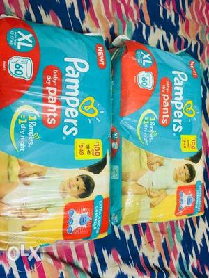 Diaper - Brand New - 2 Packs for sale (120 Diapers)